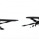 Eettafel Barn Ovaal Zwart Mangohout 300cm - Giga Meubel