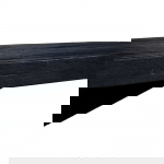 Eettafel Barn Ovaal Zwart Mangohout 300cm - Giga Meubel