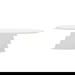 Eettafel Cleo Ovaal Wit 160cm - Giga Meubel