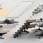 Eettafel Dai Donkerbruin Deens Ovaal 240cm - Giga Meubel