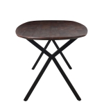 Eettafel Genève Bruin Ovaal 240cm - Giga Meubel