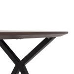 Eettafel Genève Bruin Ovaal 160cm - Giga Meubel