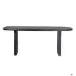 Eettafel Gin Zwart Deens Ovaal 240cm - Giga Meubel