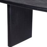 Eettafel Gin Zwart Deens Ovaal 240cm - Giga Meubel