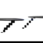 Eettafel Hana Organisch Zwart 210cm - Giga Meubel