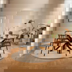 Eettafel Harrie Glas Zwart Ø119x75,5cm - Giga Living