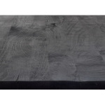 Eettafel Martin Mangohout Zwart 160cm - Giga Meubel