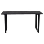 Eettafel Martin Mangohout Zwart 160cm - Giga Meubel