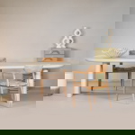 Eettafel Maya Deens Ovaal Beige 240cm - Giga Meubel