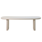 Eettafel Maya Deens Ovaal Beige 200cm - Giga Meubel