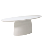 Tuintafel Myrna Ovaal Wit 240cm - Giga Meubel
