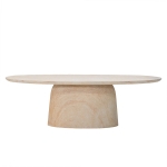 Tuintafel Myrna Ovaal Travertin 240cm - Giga Meubel