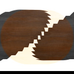 Eettafel Sivan Walnoot Rond Uitschuifbaar 120-160cm - Giga Meubel