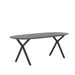 Eettafel Genève Bruin Ovaal 160cm - Giga Meubel