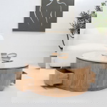 Salontafel Elan met Lades Marmer Naturel - Giga Meubel