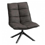 Fauteuil Lucas Microleder Antraciet - Giga Meubel