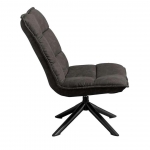 Fauteuil Lucas Microleder Antraciet - Giga Meubel