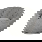 LABEL51 Fauteuil Crown Grijs Boucle