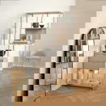 Boekenkast Varven Melamine Grijs Met Lades 185cm - Giga Living
