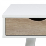 Bureau Nova MDF Wit/Naturel - Giga Living