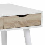 Bureau Nova MDF Wit/Naturel - Giga Living