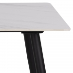 Eettafel Bandita Rechthoek Keramiek Wit 140cm - Giga Living