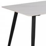 Eettafel Bandita Rechthoek Keramiek Wit 140cm - Giga Living