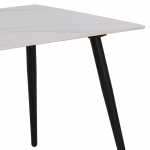 Eettafel Bandita Rechthoek Keramiek Wit 140cm - Giga Living