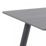 Eettafel Bandita Rechthoek Keramiek Zwart 140cm - Giga Living