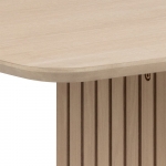 Eettafel Loeck Rechthoek MDF Lichtbruin 220cm - Giga Living