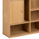 Boekenkast Huub Spaanplaat Naturel 90x180cm - Giga Living