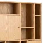 Boekenkast Huub Spaanplaat Naturel 90x180cm - Giga Living