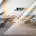 House Nordic Eettafel Osaka Naturel Uitschuifbaar 120-240cm
