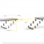 Kave Home Buitentafel Canadell Massief Gerecycled Teakhout 220x100cm