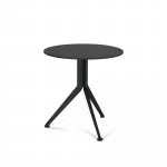 Spinder Design Bijzettafel Daley Low Zwart Ø40cm