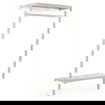 Kapstok Manoué Beige 100cm - Giga Meubel