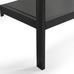 Kapstok Manoué Zwart 100cm - Giga Meubel