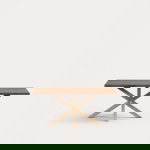 Kave Home Tafel Argo Verouderd Eikenfineer 180x100cm