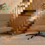 LABEL51 Draaifauteuil Calix Bouclé Koraal