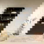 Livingfurn Boekenkast Novero Espresso Eikenfineer 145cm