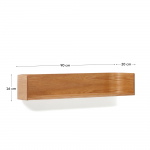 Kave Home Plank Octavia Essen Multiplex 90x20cm