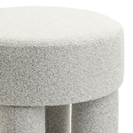 Poef Demi Bouclé Naturel - Giga Meubel