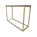 HSM Collection Sidetable Marseille 100cm Zwart/Goud Marmer/Metaal