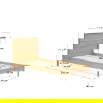 Kave Home Bedframe Lenon Naturel 90x200cm