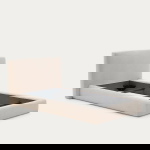 Kave Home Bed Blok Beige 90x200cm