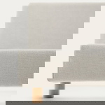 Kave Home Bed Valma Chenille Parel 90x200cm
