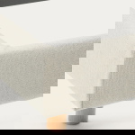 Kave Home Bed Valma Chenille Parel 90x200cm