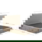Kave Home Bed Jaira Taupe 160x200cm