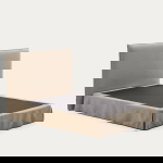 Kave Home Bed Jaira Taupe 160x200cm