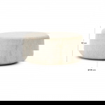 Kave Home Bijzettafel Drasi Outdoor Travertinlook Ø90cm